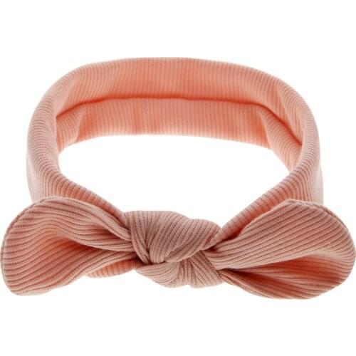 New Soft Cotton Knit Baby Heaband Cute Rabbit Ear Elastic Haarband Baby Girl Headbands Baby Hair Accessories Newborn Hair Band