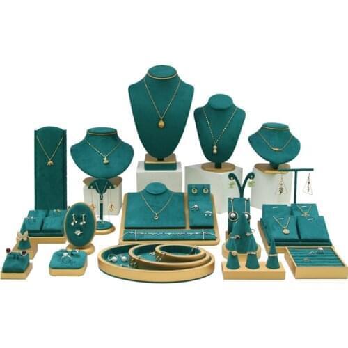 1 set Jewelry Organizer Storage Box Display Stand Rack for Necklace Earrings Showcase Decorate Jewelry Display Shelf