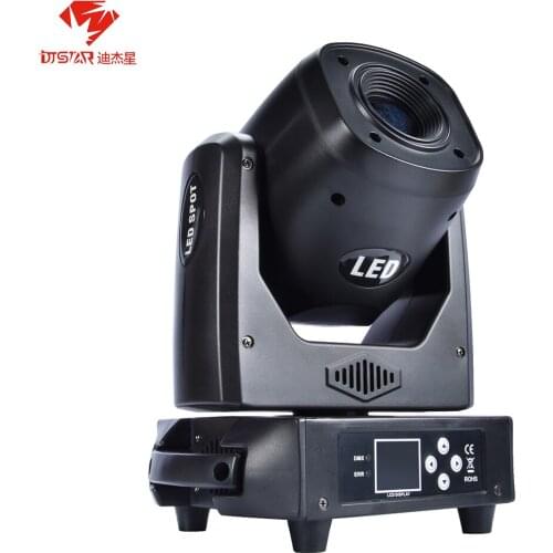 Stage Spot Lyre 100W LED Moving Head Light With Quick Lock/Hook 6 Gobos 7 Colors For DMX DJ Wash Disco Party Show DJSTAR