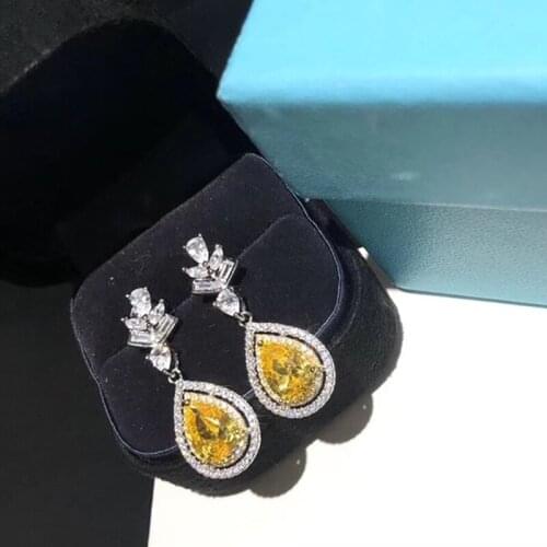 Luxury earrings Hot Brands Pure 925 Silver Fashion Joker Jewelery Woman Hang Earrings Geisha Dream Party High Quality Jewelry