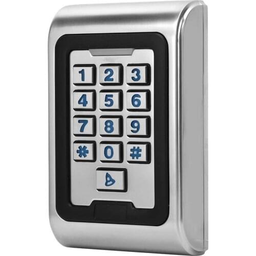 Door Access Control System Kit Card Access Control Password Keypad Door Entry System Safety with Waterproof Backlight Keyboard