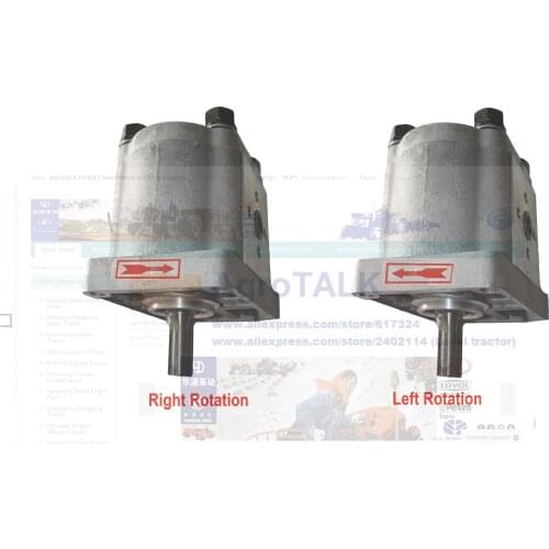 The gear pump CBN-E316, right/left rotation with no end oil outlet, choose the one you need according to the shape and rotation