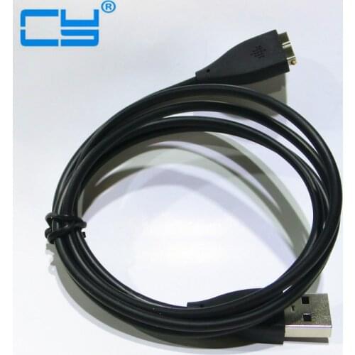 1m/3ft Black USB Power Charger Cable Cord for Fitbit Surge Wireless Wristband Bracelet