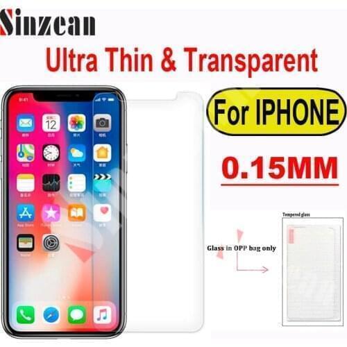 100pcs 0.15mm For IPHONE 12 pro max/XS MAX/XR 2.5D Clear Tempered glass For IPHONE 5s/6s/78 PLUS/SE 2020 Screen Protector