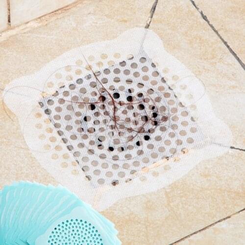20Pcs/lot Disposable Sewer Outfall Strainer Anti-blocking Floor Drain Hair Stopper Sink Filter Kitchen Bathroom Accessories