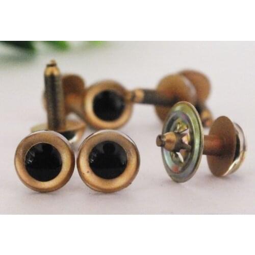 30pairs x High brightness 10.5mm round pupil Plastic Safety Eyes