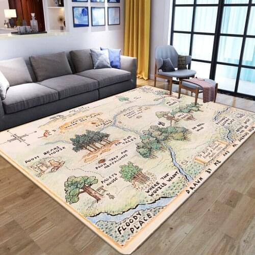 World Map 3D Carpets for Living Room Bedroom Area Rugs Kids Game Area Carpet Child Room Play Big Rug Soft Flannel Baby Crawl Mat
