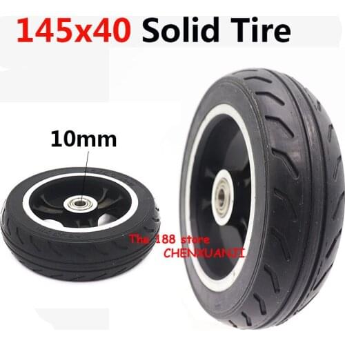 145x40 Fast Wheel Fo Widened Rear Wheel 6 Inch Electric Scooter 145x4.0 Solid Tire 6x2 Aluminum Wheel Tire