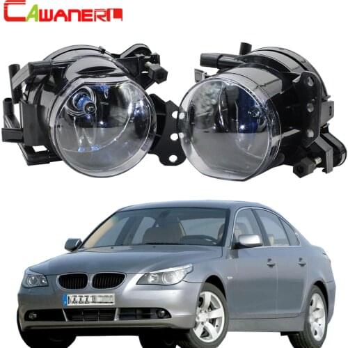 Cawanerl 100W Car Halogen Fog Light DRL 9006 HB4 Socket 12V Accessories For BMW E60 E61 525i 525xi 530i 530xi 545i 550i