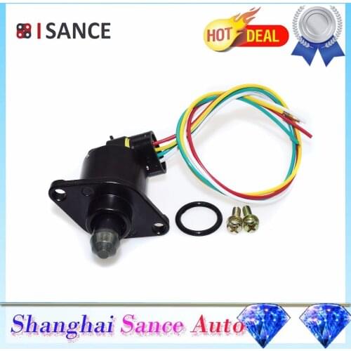 ISANCE Idle Air Control Valve IACV & Connector Plug Set C95181 1920V7 For Citroen Xantia Xsara ZX Peugeot 106 406 306 1996-2003