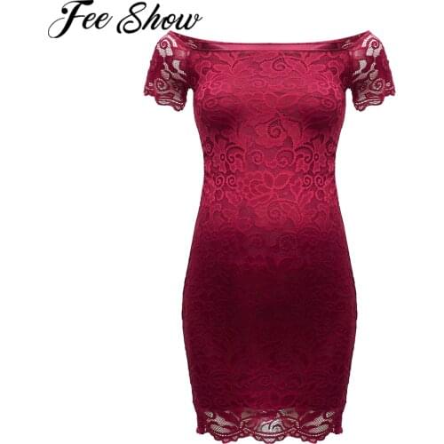 Summer Elegant Maternity Clothes Off Shoulder Lace Short Sleeve Solid Color Dress Pregnant Women Bodycon Dress Pregnancy Dresses