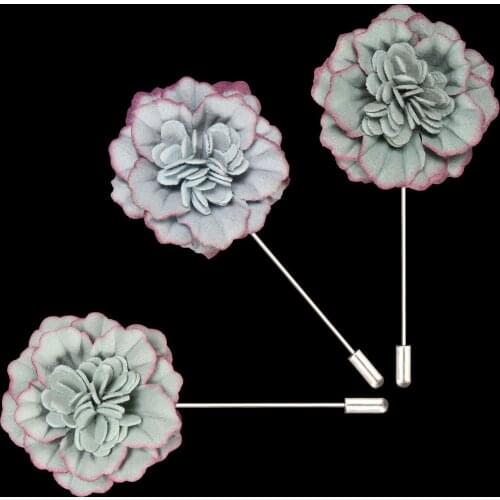 Brand New Petals Core Mens Brooch Three Dimensional Insert Fashion Corsage Classic Suits Jewelry Flower Lapel Pins Brooches