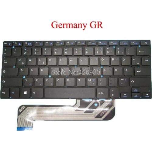 Laptop GR Keyboard XK-HS002 MB27716023 YXT-NB93-64 277-16-05 K2919 0280GG NB92-13 34280B052 Germany black without frame new