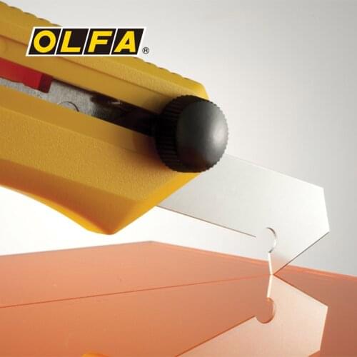 OLFA Europe imported from Japan, acrylic plastic sheet cutting knife, built-in blade box PC-S, PC-L