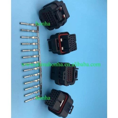 Free shipping 1/2/5/10 pcs/lots 34 pin Tyco Automotive Connective computer connector AMP 34 oil gas connector 4-1437290-0