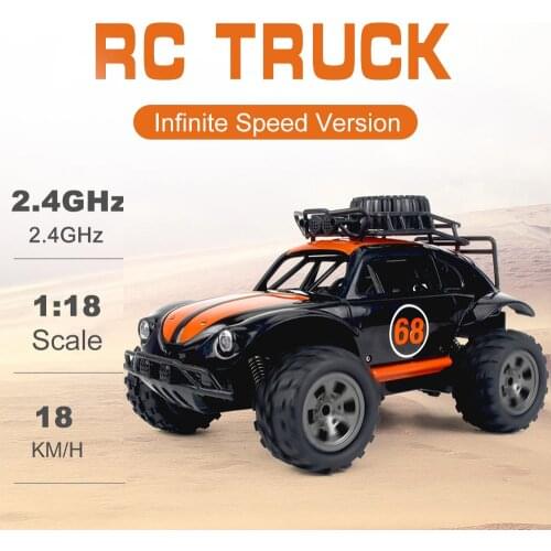 RC Car 1:18 1816 Beetle Simulation Cars Two-wheel drive Off-road Buggy 4WD Children Remote Control Toys