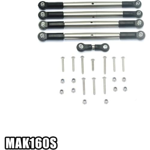 Stainless Steel Adjustable Tie Rods for ARRMA KRATON 6S, ARRMA Talion 6S BLXARRMA Outcast 6S -1/8 NOTORIOUS 6S