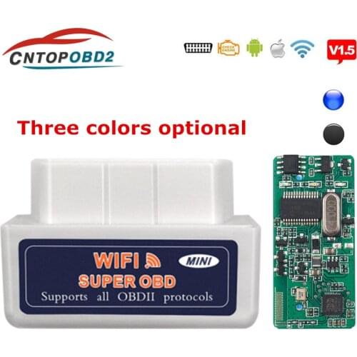OBD2 Scanner Wifi ELM327 V1.5 PIC18F25K80 Chip ELM 327 Wifi OBD II Auto Diagnostic Tool For Android/IOS Code Reader