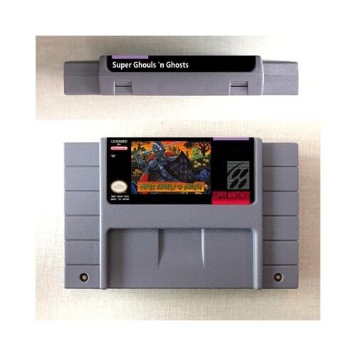 Super Ghouls 'n Ghosts - Action Game Card US Version English Language