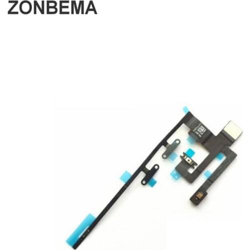 ZONBEMA 10pcs/lot Power Switch On Off button Flex Cable Ribbon For iPad Pro 10.5 inch A1701 A1709 Volume Control side key