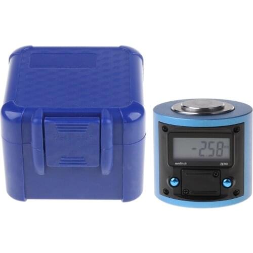 0-10MM LCD Digital Magnetic Determinator Z Axis Tool Dial Zero Pre Setter Gage for CNC Metric Inch 0.01mm/0.0005"