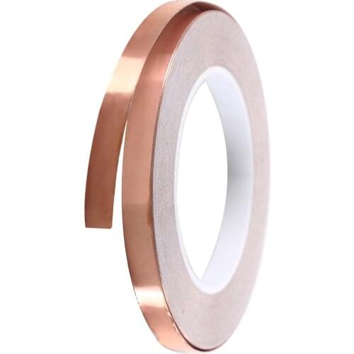 10mm X 30 Metre Guitar Shielding Copper Foil Conductive Tape Adhesive Barrier