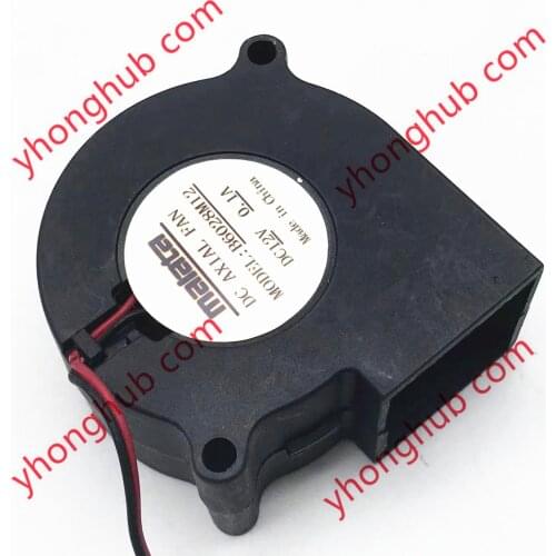 Malata B6028M12 DC 12V 0.1A 60x60x28mm 2-Wire Server Cooling Fan
