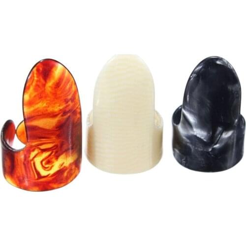 3PCS Forefinger Picks Celluloid Plectrums Acoustic Guitar Suitable For Index Fingers EDF88