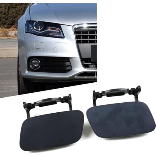 45% Hot Sales!!! 1 Pair Left Right Headlight Washer Jet Cover Spray Nozzle Cap 8K0955275C 8K0955276C for Audi A4 B8