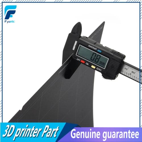 5pcs Prusa i3 MK3 MK52 Sheet Heat Bed Platform 3D Printer Buildplate Black Sticker Sheet For Prusa i3 Mk3 Mk2.5 Heat Bed