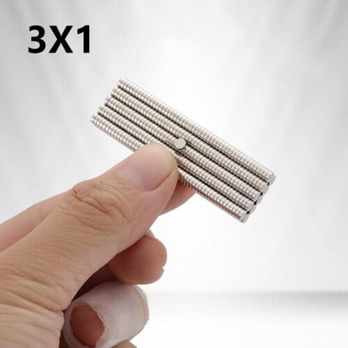 50~500pcs 3x1mm sheet Mini Round Magnet Neodymium Magnet N35 Permanent NdFeB Super Strong Magnets Disc
