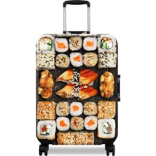 Sushi Luggage cover Thick luggage protection box travel suitcase cover trolley bag covers for 18-32 inch travel accessories