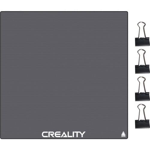 Creality Tempered Glass Bed for 3D Printer parts Platform Heated Plate Build Surface 3 Size with 4pcs Glass Clip 4mm Ultrabase