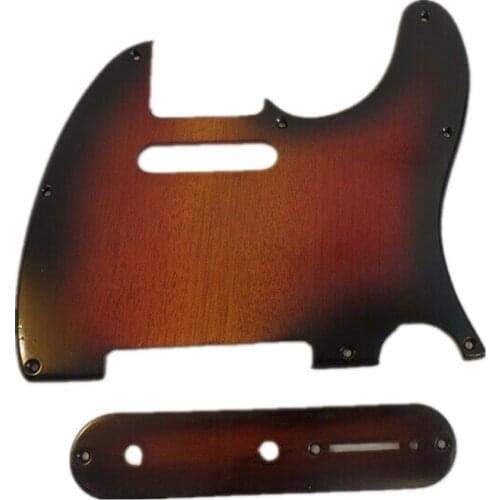 Wood Humbucking pickguard +control plate set Fits Tele Telecaster #4205