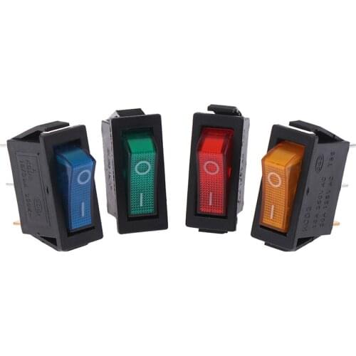 Hot Sale Motorcycle Accessories1 pair of KCD3 rocker power supply with 3 pin 2 switch with lamp