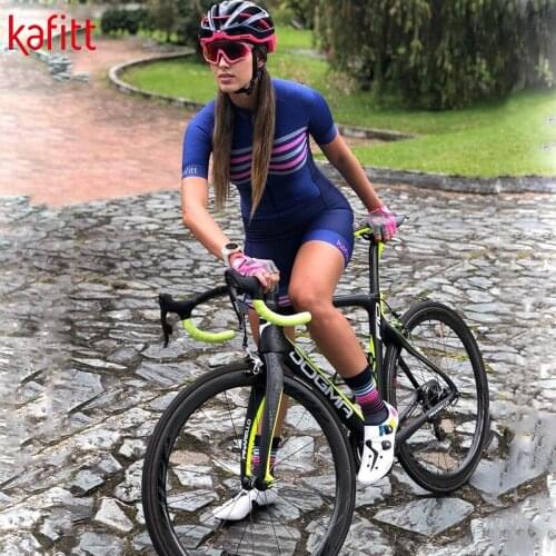 Kafitt Summer suit womens cycling clothes tights jumpsuit Maillot clothing short-sleeved pro fessional team jersey ciclismo