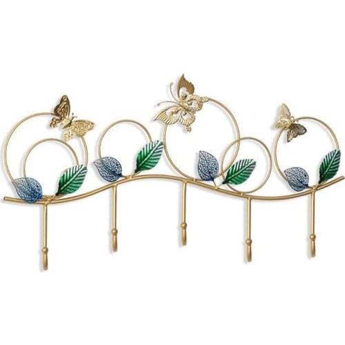 Creative Iron wall hook Coatrack keys holder wall home decor Metal door hook hangers Door hanger Over the door hooks for hanging