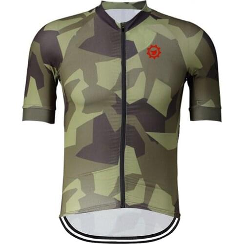 Summer Mens Cycling Jerseys Short Sleeve Shirts Bicycle Jeresy Cycling Clothing Wear Silicone Non-slip Ropa Maillot Ciclismo