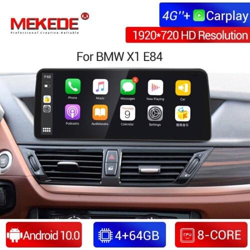 MEKEDE 10.25" Car Monitor Android 10.0 BMW X1 Multimedia For BMW X1 E84 2009-2015 GPS Navigation DVD Stereo idrive Car Player
