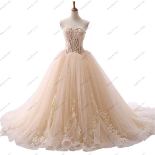 Mollybridal Lace Wedding Dresses