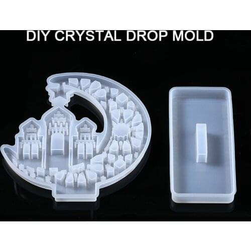 New Eid Mubarak Ramadan Decor Mold Silicone Epoxy Resin Casting Mould For DIY Eid Ramadan Ornaments Jewelry Craft