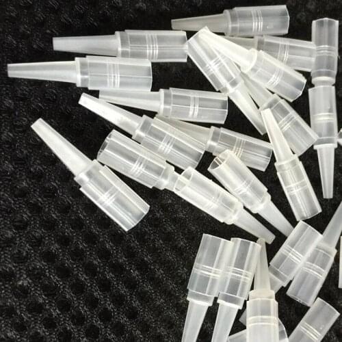 7F* 100pcs Permanent Makeup Disposable Tattoo Needles Tips Plastic Permanent Makeup Caps Supplies Free Shipping