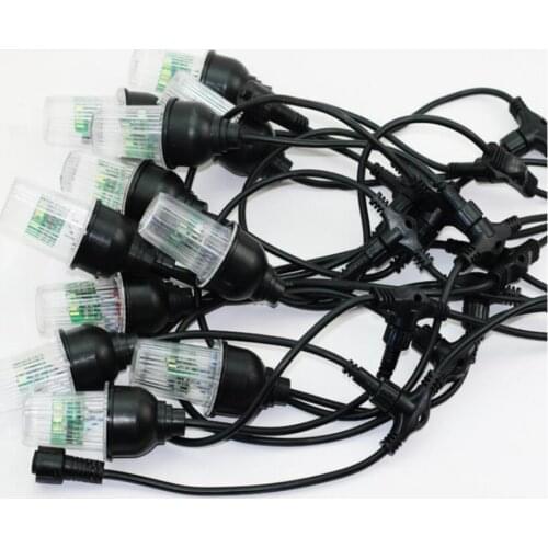 LED Advertising Flashing String Bulb Strobe Twinkle Lights Outdoor Festoon Lighting Project Window Layout Decorative Waterproof