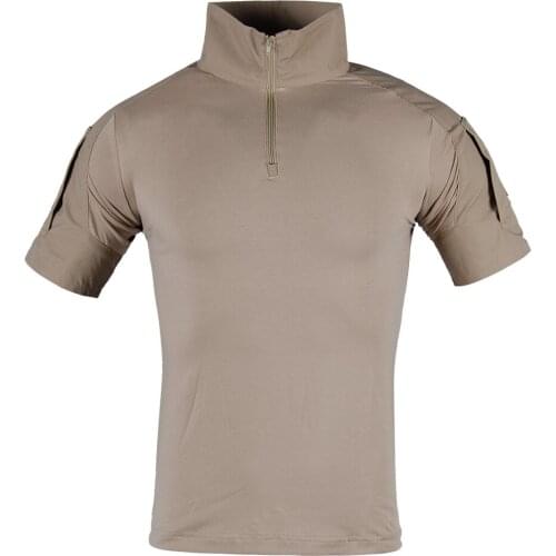 Khaki Short Sleeve Tactical Frog Shirt Tactico Militar Camouflage Clothing Multiple Color Options