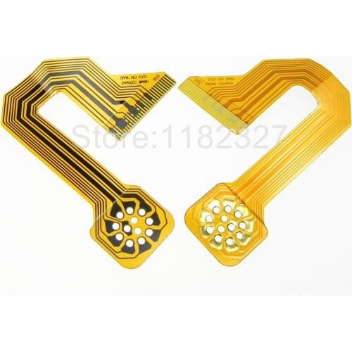 High Quality Flexible Flat Cable FPC Custom J type Samtec DIA8 VCI 8M8H gold plated flex FPC cable for car GPS