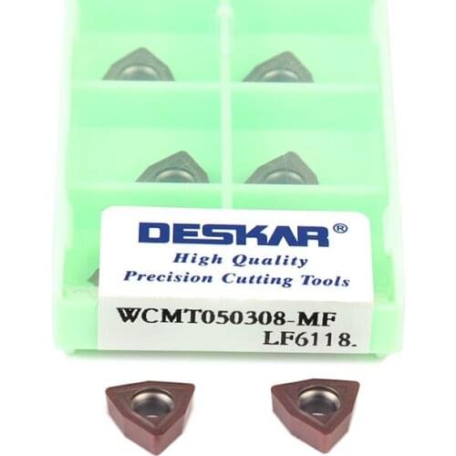 WCMX030208 WCMX040208 WCMT050308-MF LF6118 WCMT06T308 WCMT080412-MF LF6118 CNC Lathe Carbide Insert U Type, Stainless Steel Tool