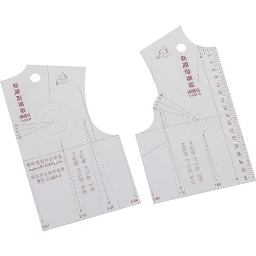 1PCS DIY Handmade Crafts 1:5 Women Clothes Prototype Ruler Drawing Templete Tools Tailor Sewing Handmade Tool Accessories