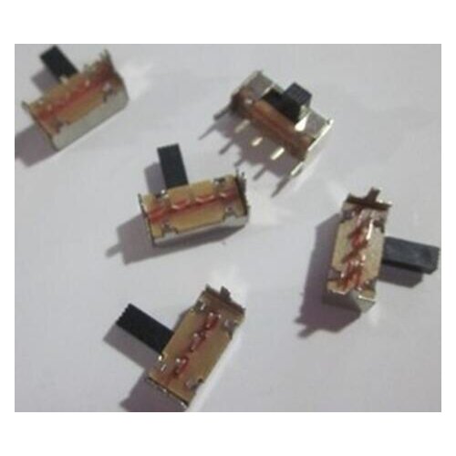 10PCS SK-12F14G4 2 Position 1P2T PCB Panel Angle Horizontal Slide Power Toggle Switch