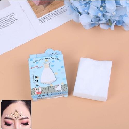 100pcs/Box Facial Cotton Pads Makeup Remover Pads Soft Napkins Pads Cosmetic Face Cleansing Care Facials Make Up Supply