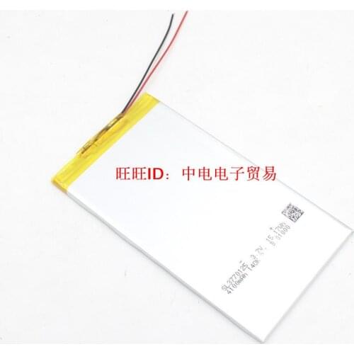 3.7V polymer lithium battery 37701253766125 4000MAH mobile power Tablet PC